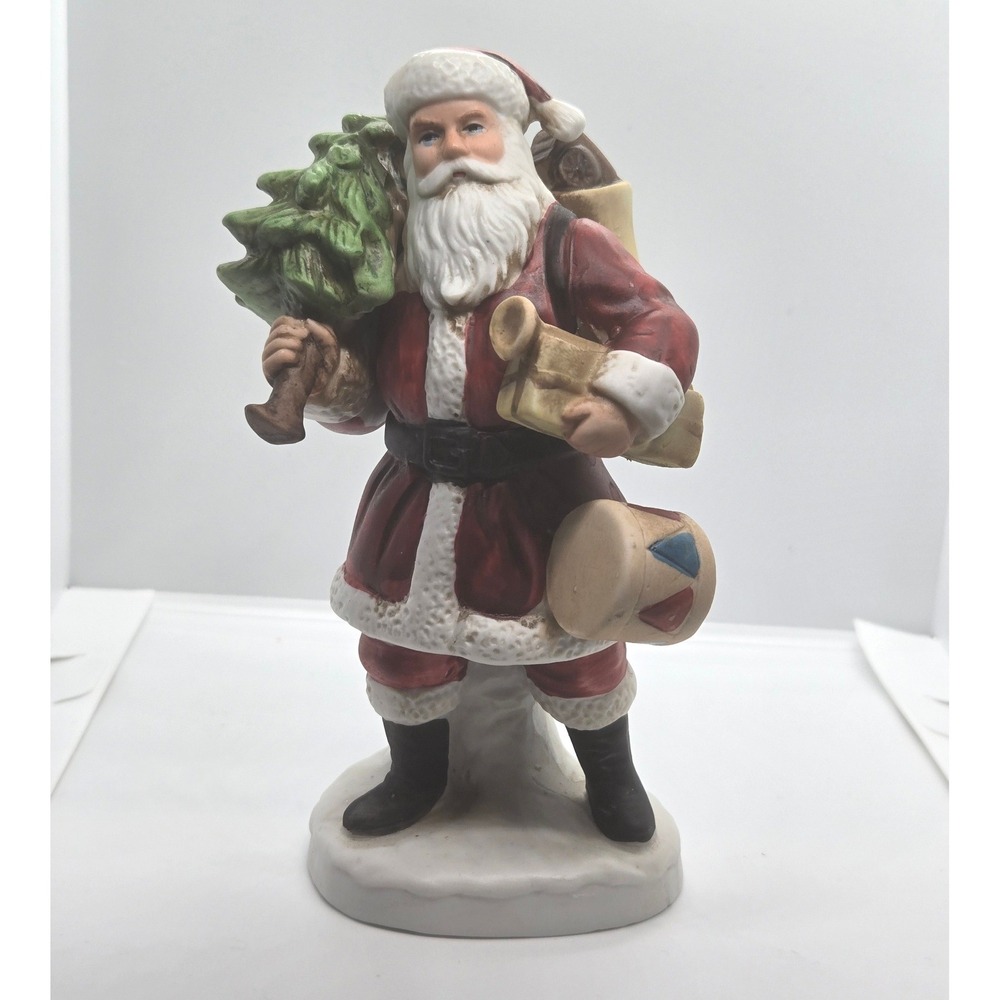 Vintage The Santa Claus Shoppe St. Nicholas Figurine John Grossman Enesco